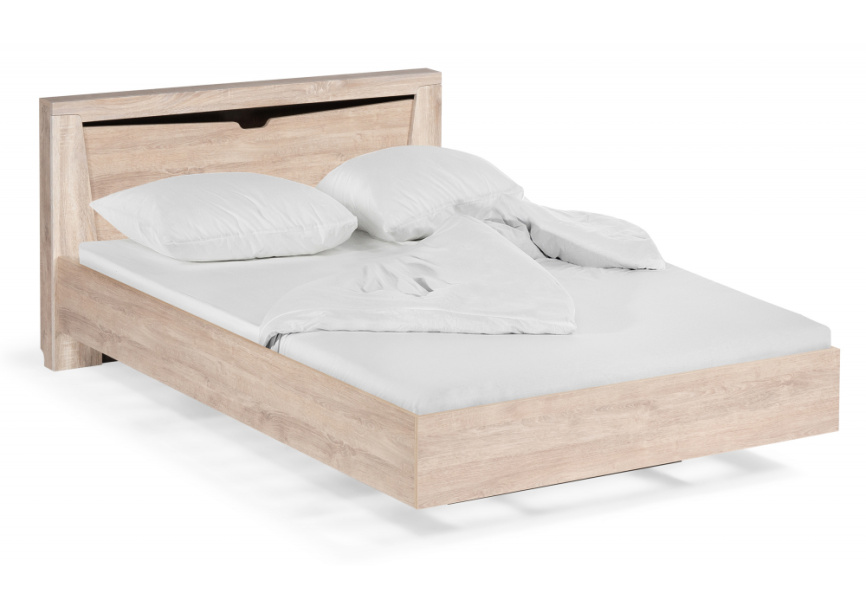 Кровать Магантия 160х200 с ПМ парящая дуб баррик фото 1