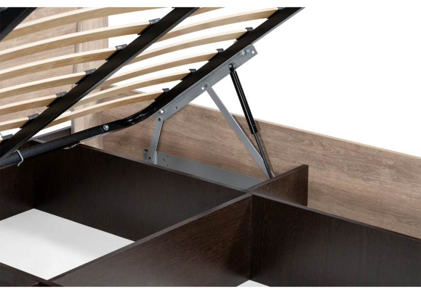 Кровать Магантия 160х200 с ПМ парящая дуб баррик фото 12