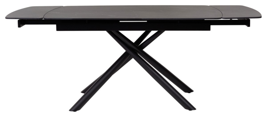 Стол RIVOLI 140 MATT BLACK MARBLE SOLID CERAMIC / BLACK, ®DISAUR фото 7