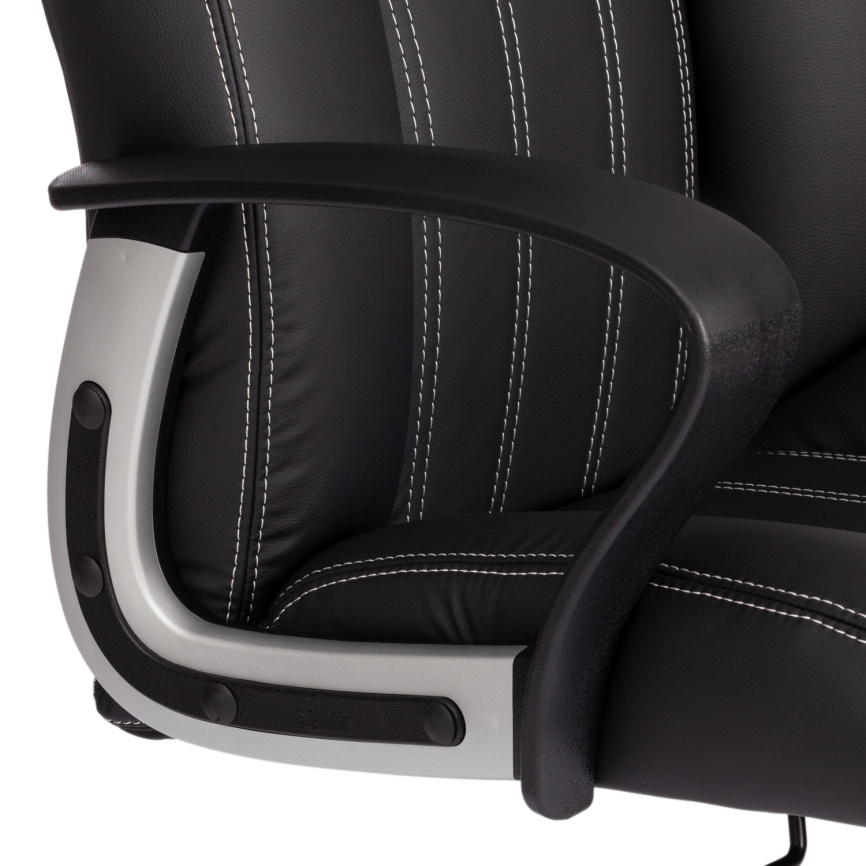 Кресло Оксфорд/Oxford хром кож/зам, черный, 36-6 фото 7