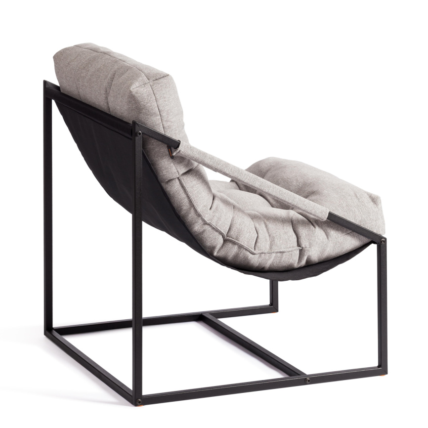 Кресло Charli / Чарли без подлокотника рогожка, серо-бежевый, 3M 16/2, 70х70х84 см фото 9