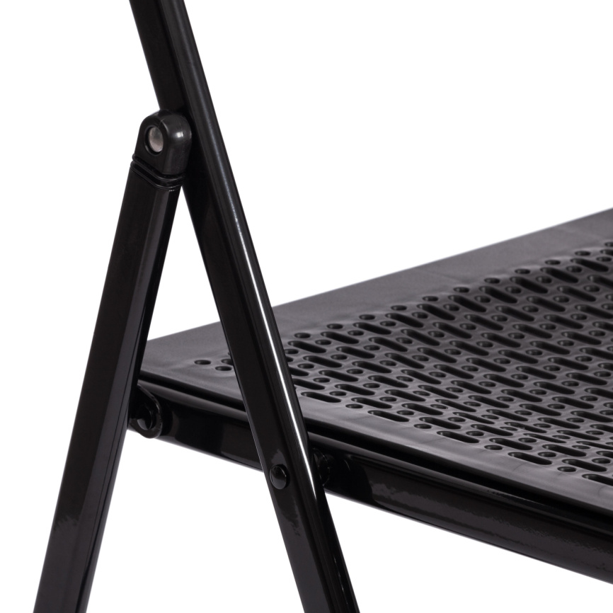 Стул складной Фолдер/Folder (мод.3016) каркас: металл, сиденье/спинка: пластик, 48,5х48х82,5см, черн фото 8