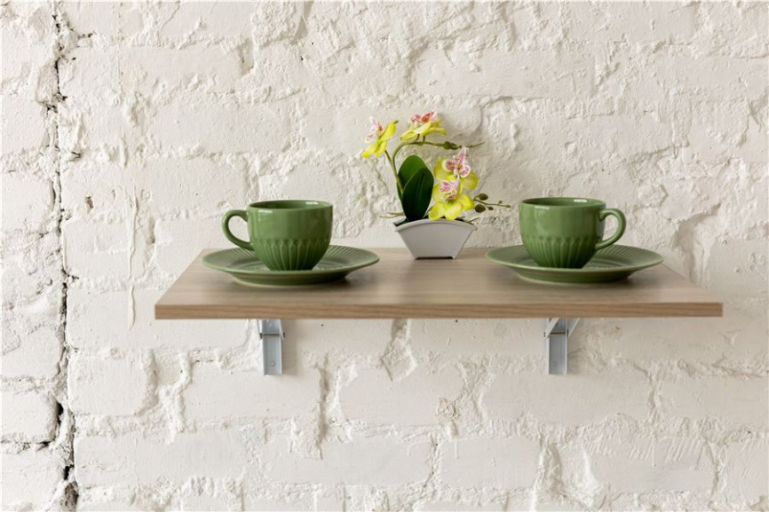 Стол настенный, складной (СЛСК 600 / ясень шимо светлый) фото 7