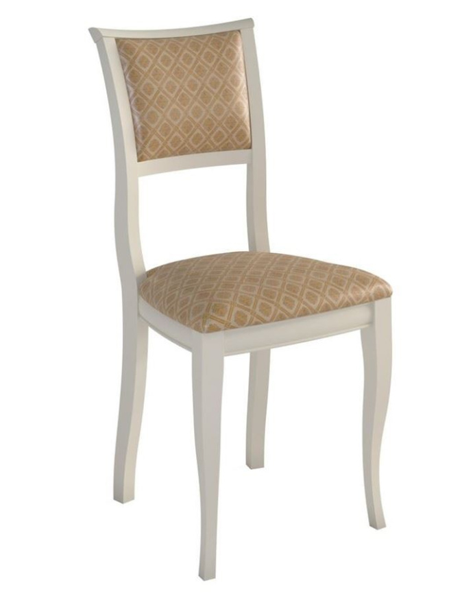 Обеденная группа стол Эгина + стул Кентавр 4 шт (Эмаль 11/ткань стула Santa Beige) фото 2