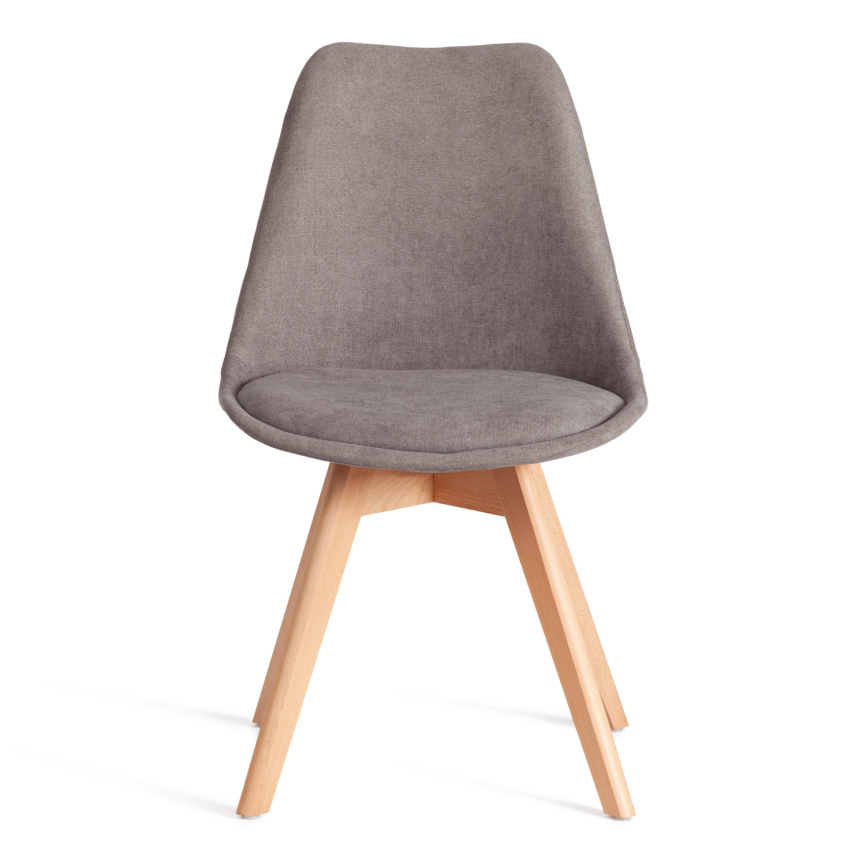 Стул TULIP SOFT (mod. 053V) дерево/пластик/ткань, 49,5 x 54,5 x 84 см, Серый (Grey) LY1701-26 фото 5