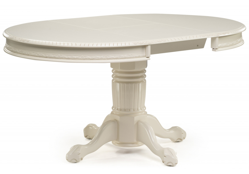 Стол деревянный Альфред круглый крем фото 2