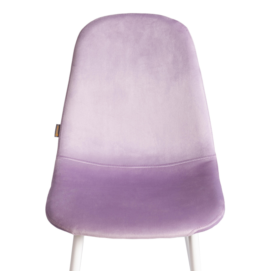 Стул Бриз/Breeze (мод.JSC-58) велюр/металл, 44х53х86см, лавандовый HLR26/белый фото 6