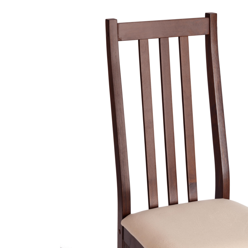 Стул Свиден/Sweden Многослойный березовый шпон, cappuchino/велюр бежевый фото 7