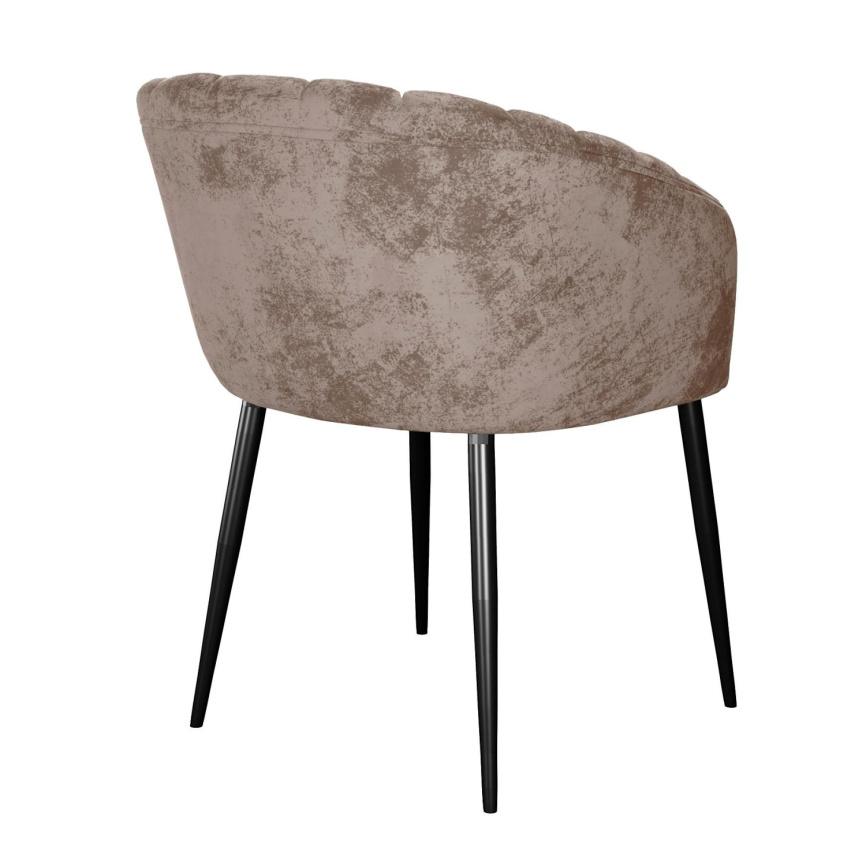 Стул DikLine 441 M05 шоколад, ножки черные фото 4