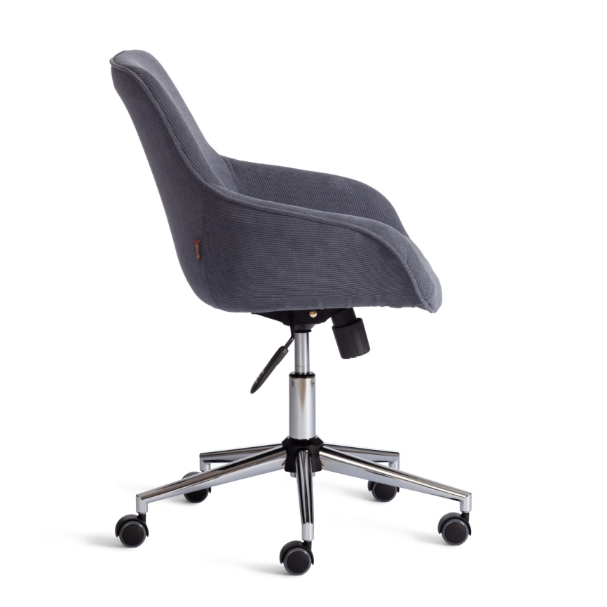 Кресло Дублин/Dublin хром вельвет, графит фото 3