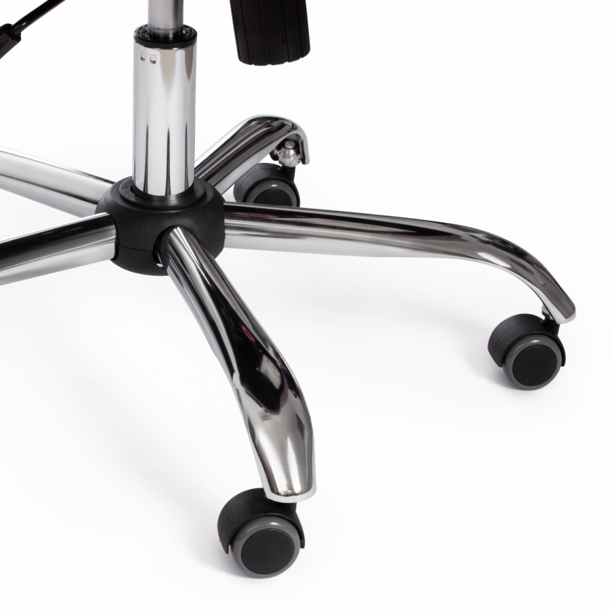 Кресло Бергамо/Bergamo хром (22) ткань, темно-серый, F68 фото 16