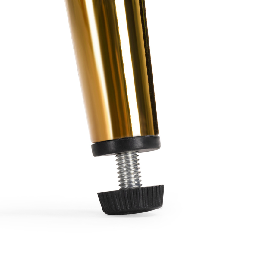 Стул на металлокаркасе Ball green / gold фото 7