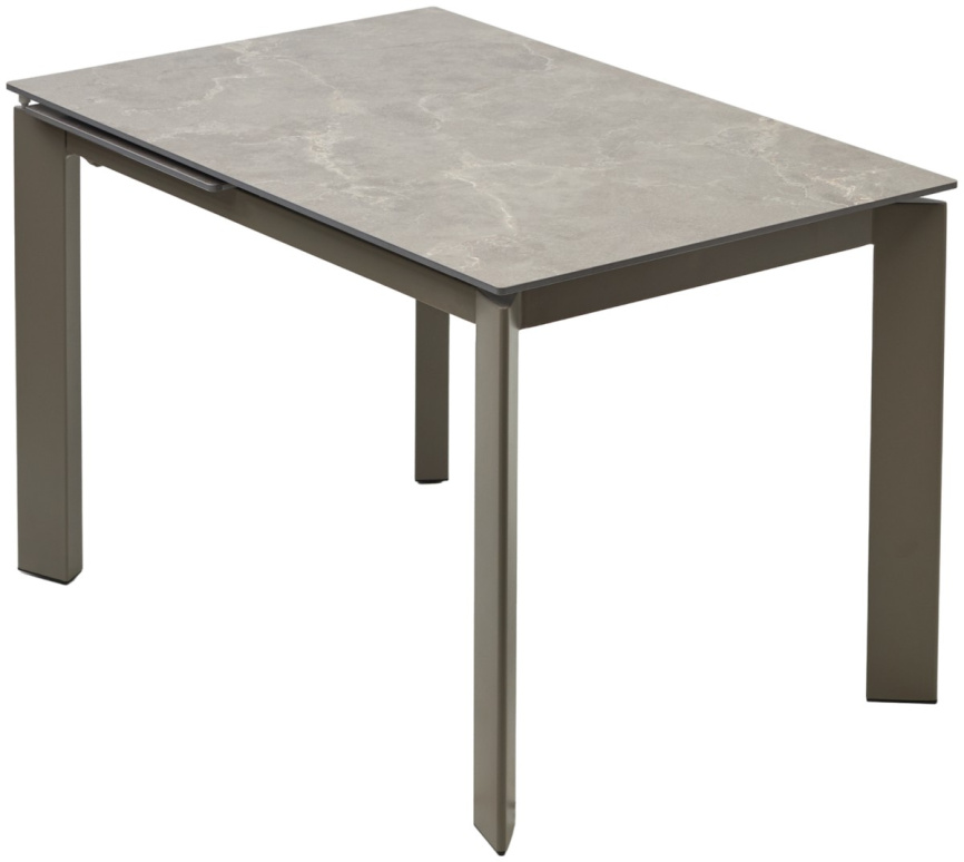 Стол CORNER 120 MATT LATTE STONE SOLID CERAMIC / TAUPE, ®DISAUR фото 6