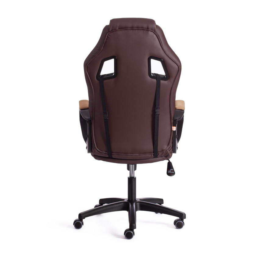 Кресло Драйвер/Driver (22) кож/зам/ткань, коричневый/бронза, 36-36/TW-21 фото 4