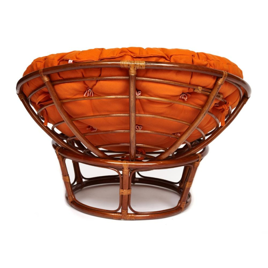 Кресло Папасан/Papasan (23/01 W) /с подушкой и ремешками/ диаметр подушки 122см, 115х101х104см, пека фото 6