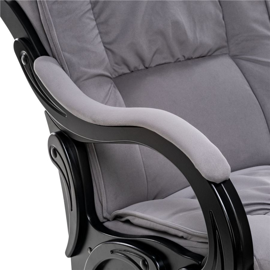 Кресло-маятник Сенатор 78 (Венге / ткань Велютто 32) фото 3