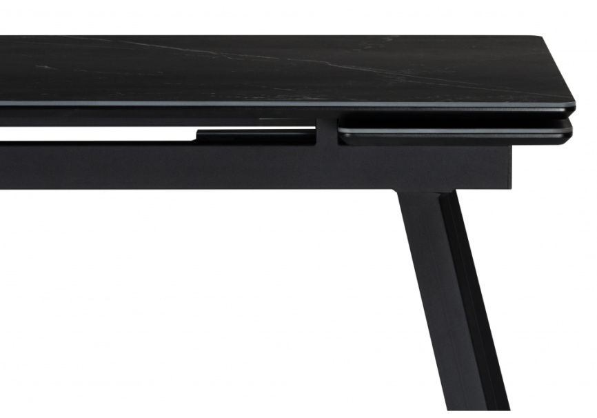 Керамический стол Норман 140(200)х80 черный мрамор shakespeare black / черный фото 5