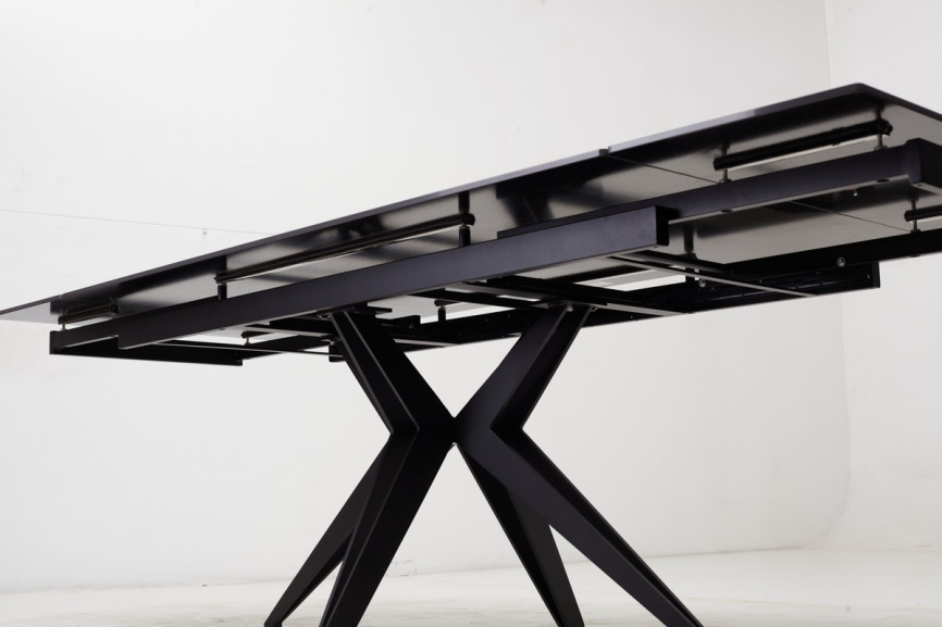 Стол FORIO 160 MATT BLACK MARBLE SOLID CERAMIC / BLACK, ®DISAUR фото 9