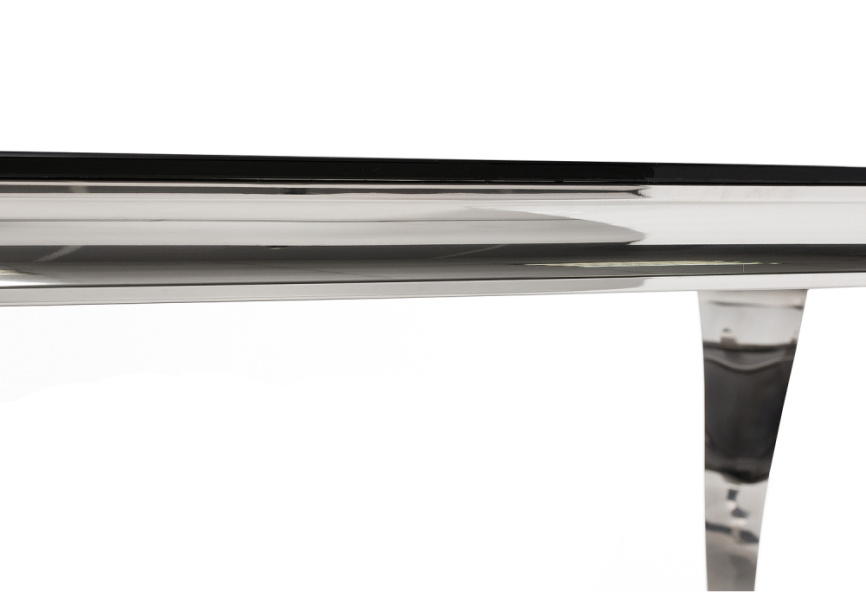 Стол стеклянный Sondal 160 см черный фото 4