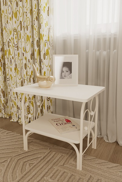 Прикроватная тумба МК-7, ММД 202,Белый фото 2