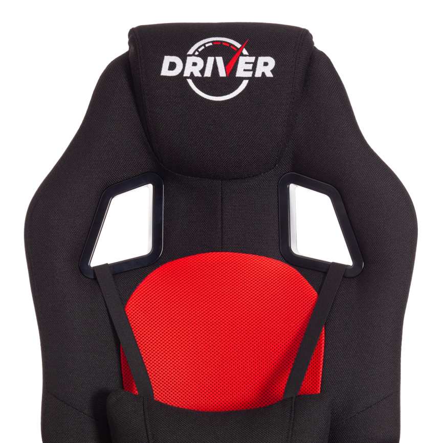 Кресло Драйвер/Driver (22) ткань, черный/красный, 2603/TW-08 фото 7
