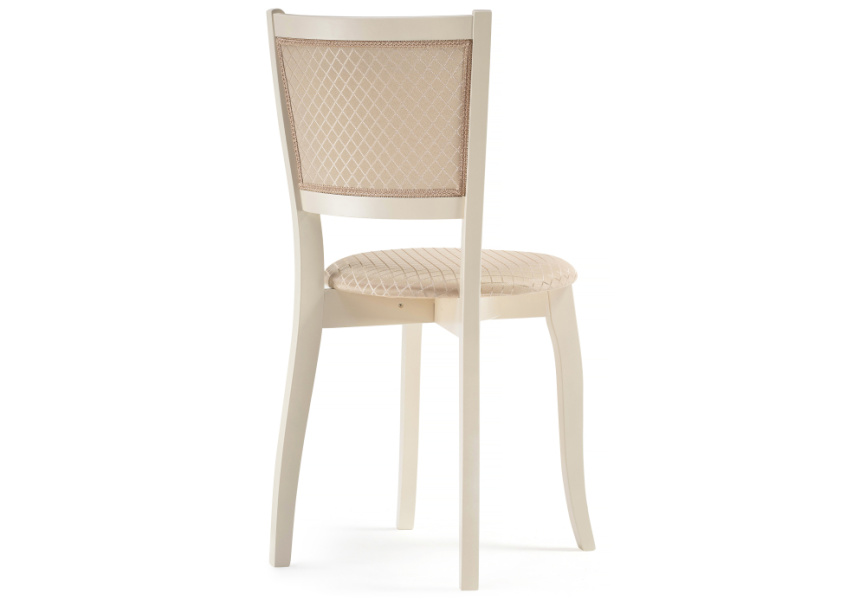 Стул деревянный Валери молочный / ромб фото 4