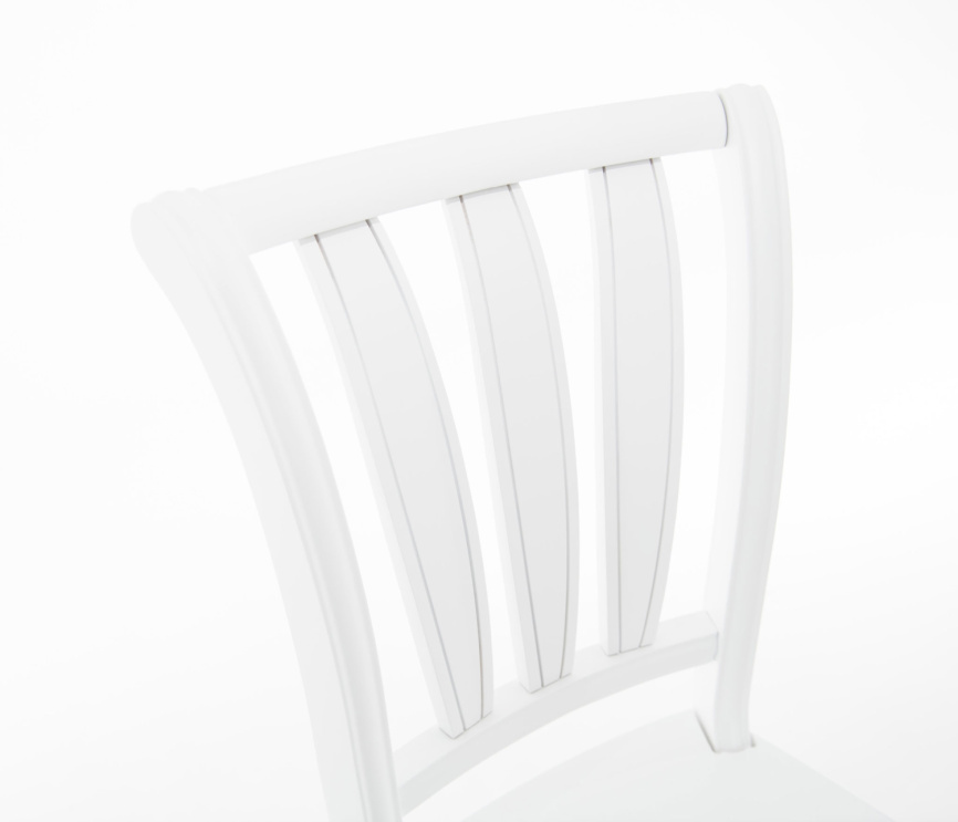Стул Кабриоль Жесткий, Белый фото 7