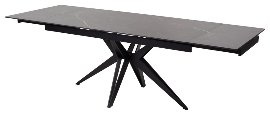 Стол FORIO 160 MATT BLACK MARBLE SOLID CERAMIC / BLACK, ®DISAUR фото 5