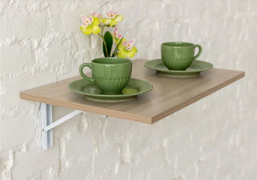 Стол настенный, складной (СЛСК 600 / ясень шимо светлый) фото 1