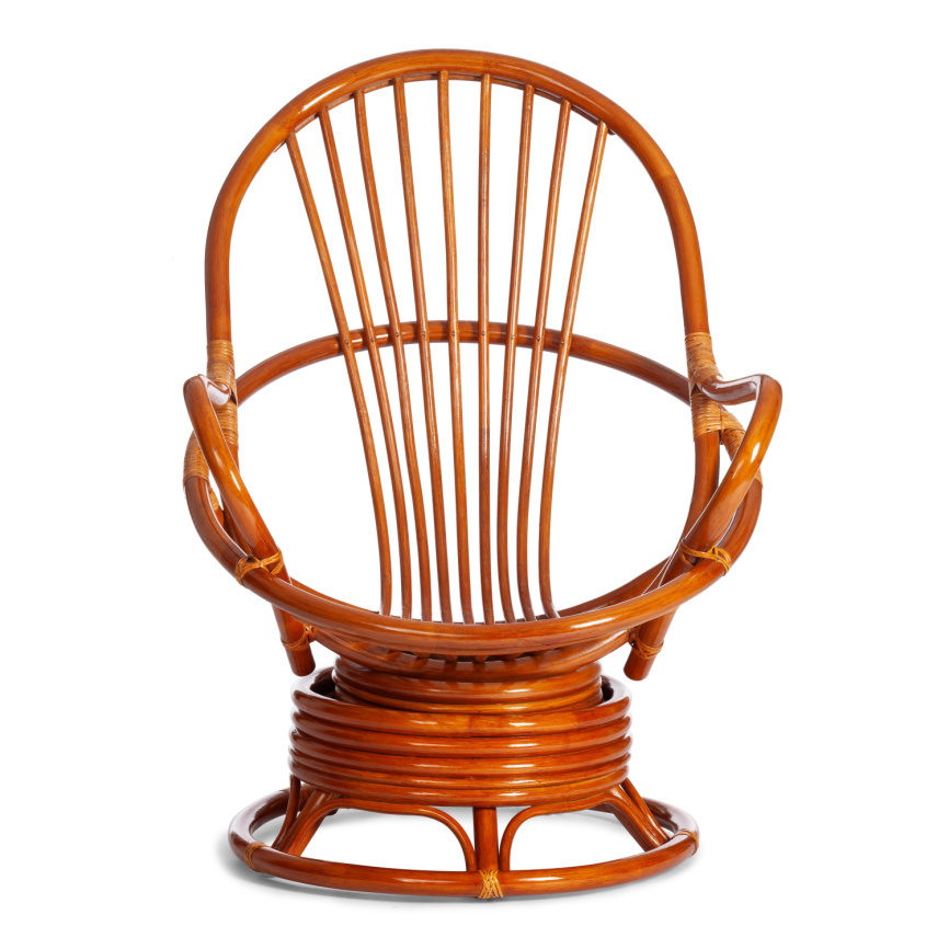 Кресло вращающееся "FLORES" 5005 /без подушки/ Cognac (коньяк) фото 4