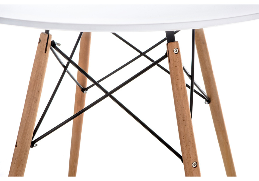 Стол деревянный Table 80 white / wood фото 4