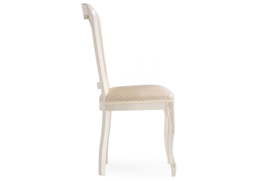 Стул деревянный Клето патина золото / ромб фото 3