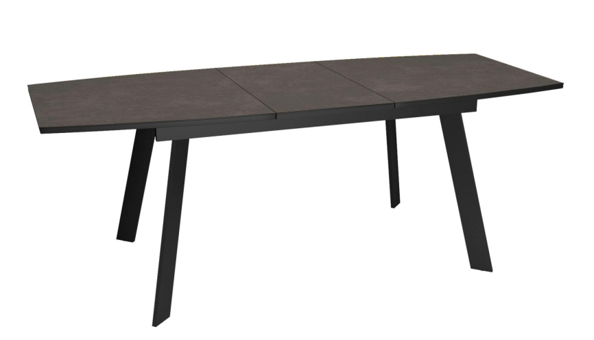 Стол DikLine XL160 Дуб галифакс /опоры черные фото 6