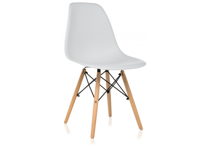 Стул деревянный Eames PC-015 white фото 1