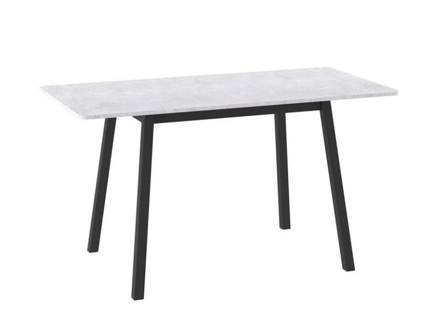 Cтол раздвижной ТИРК RADIAL-94 (Серый сланец/черный) 94(126)х64 фото 2