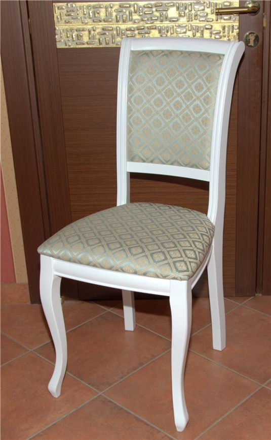 Стул "Дионис" (Белый/ ткань Santa Izumrud) фото 5