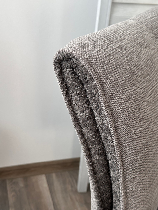 Стул ПОНС (PONCE) 360 град. поворот. цвет 07 Серый, ткань/ 841-16 Серый, букле/ Черный, ®DISAUR фото 4