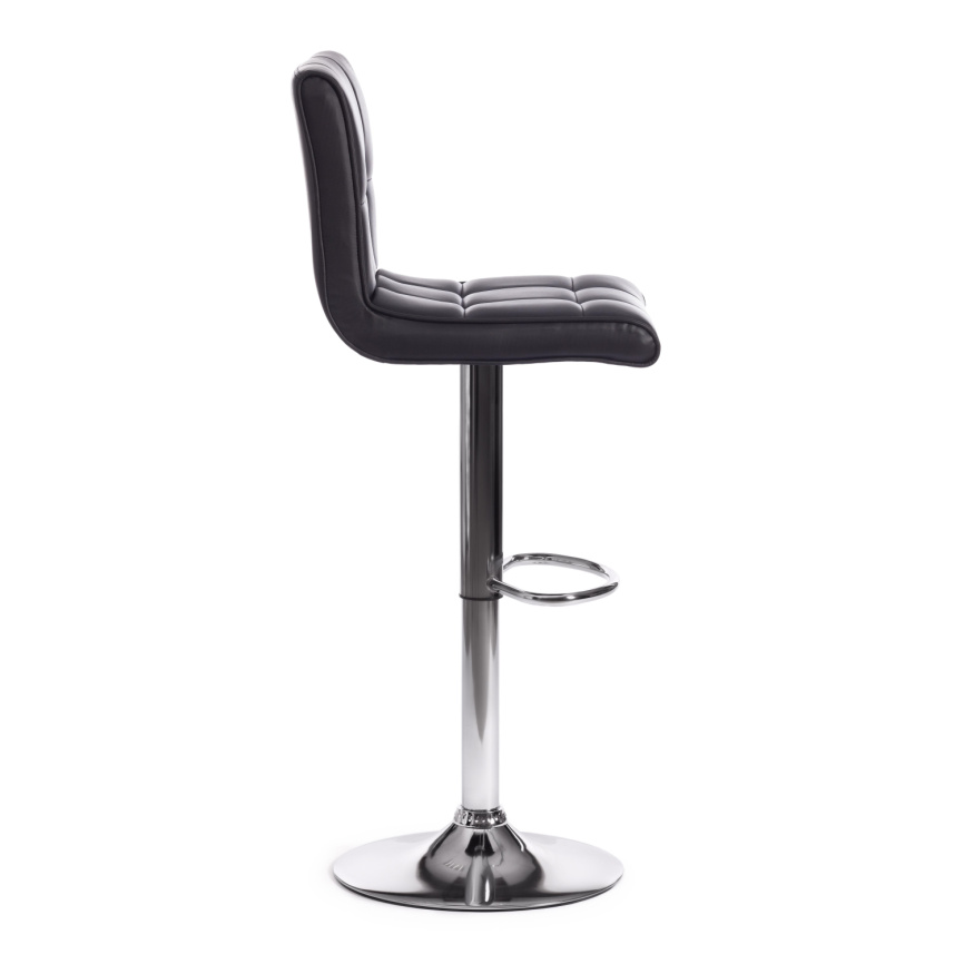 Стул барный BARBER (mod. KY711D) металл/экокожа, 43*50*92-103 см, черный/хром фото 2
