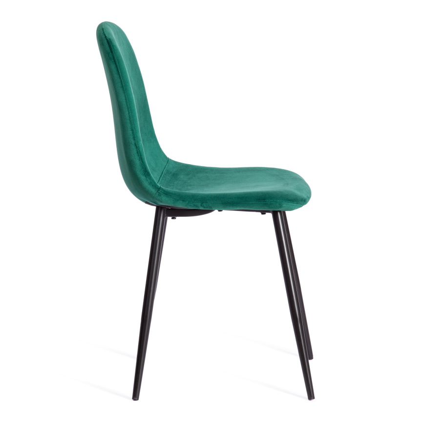 Стул BREEZE (mod. 4724) Велюр/металл , 44 х 53 х 87 см, Emerald (изумрудный) HLR56 / черный фото 2