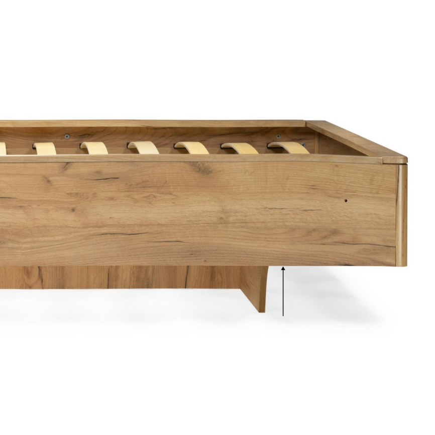 Кровать Клауд 140х200 парящая дуб крафт золотой / антрацит фото 16