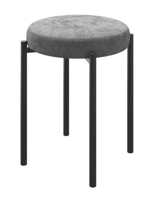 Табурет BOB (b22 / GREY LUX/Черный) фото 1