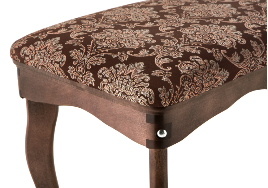 Банкетка Амадео орех / шоколад фото 5