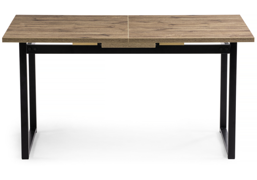 Стол деревянный Макта 140 дуб велингтон / черный матовый фото 2