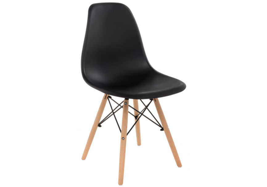 Пластиковый стул Eames PC-015 черный фото 2