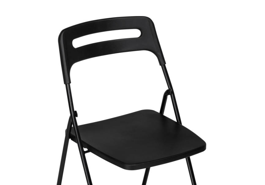 Пластиковый стул Fold складной black фото 6