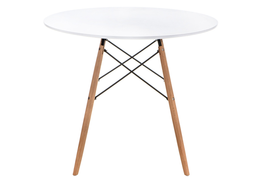 Стол деревянный Table 80 white / wood фото 2