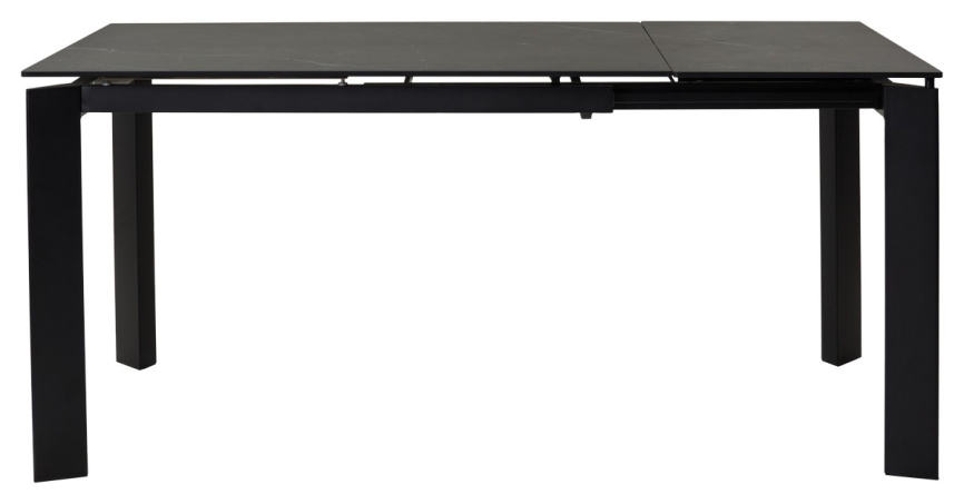 Стол CORNER 120 MATT BLACK MARBLE SOLID CERAMIC / BLACK, ®DISAUR фото 7