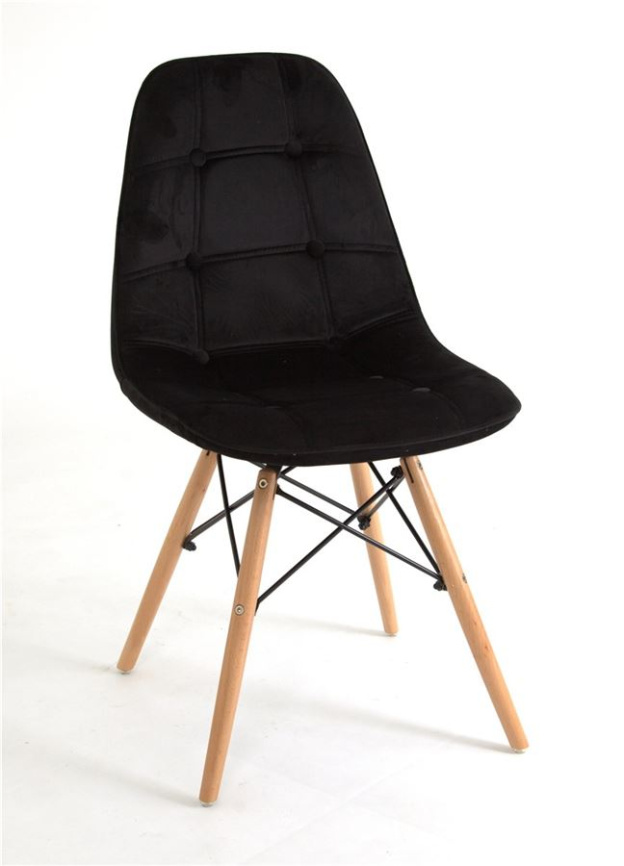 Стул 301K /Alex soft (B-4) Black Velvet фото 1