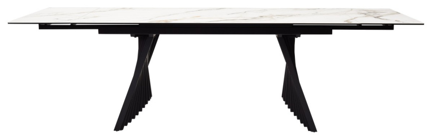 Стол IVAR 180 MARBLES KL-188 Контрастный мрамор, итальянская керамика, ®DISAUR фото 6
