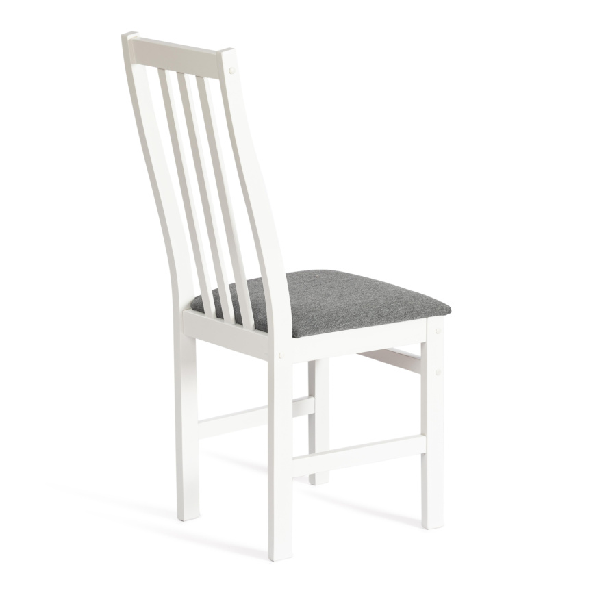 Стул SWEDEN Многослойная фанера, 41*40*99 см, white, ткань тёмно-серая (150) разобранный фото 3